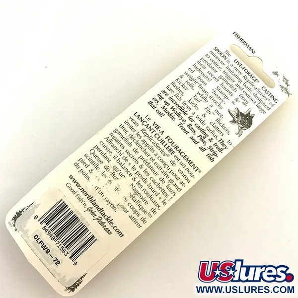 Northland Live Forage Glow Skeddrag, Realistic fish, 7g, Glow, #5164