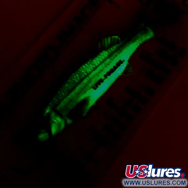 Northland Live Forage Glow Skeddrag, Realistic fish, 7g, Glow, #5164