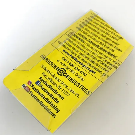 Panther Martin 4 Spinnare, Guld / Röd, 4g, In-line sked, #5170