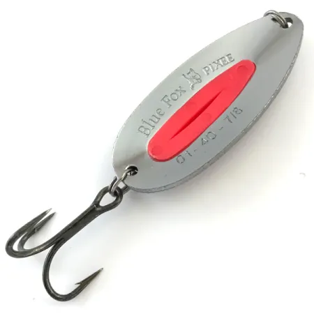 Blue Fox Pixee UV Skeddrag, Hamrad Nickel, 24g, UV-finish, #5179