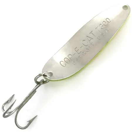 Dardevle Cop-E-Cat 7300 UV Skeddrag, Gul/Nickel, 10g, UV, #5183