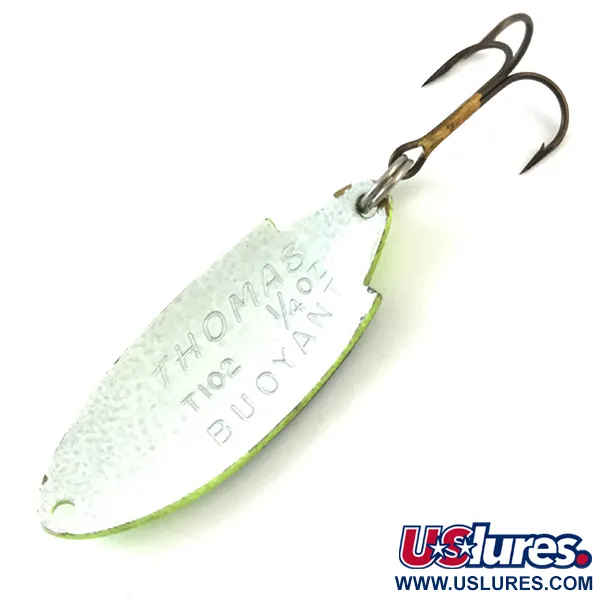 Thomas Buoyant UV Skeddrag, Chartreuse/Vit UV, 7g, UV-aktiv, #5186