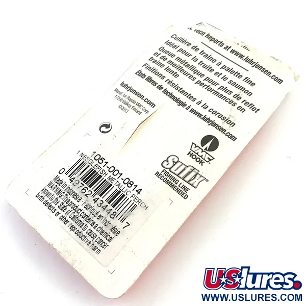 Luhr Jensen Needlefish 1, 2g Fire Tiger, trollingskeddrag #5192