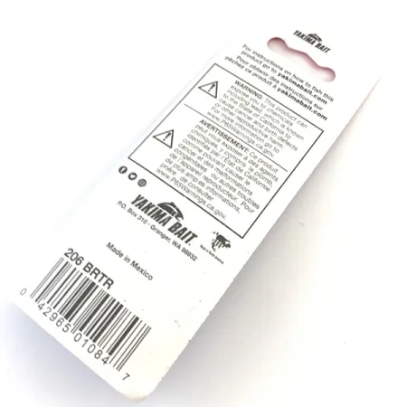 Worden’s Original Rooster Tail Spinnare, Gold, 1,7g, Hackel #12043