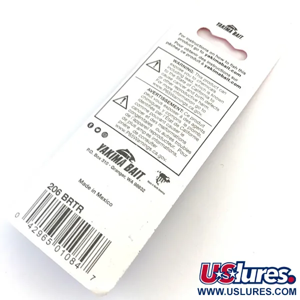 Worden’s Original Rooster Tail Spinnare, Gold, 1,7g, Hackel #12043