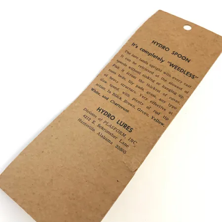 Hydro Lures Weedless Hydro Spoon UV Skeddrag, Vit/Grön, 14g, #5197