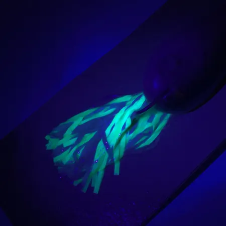 Hydro Lures Weedless Hydro Spoon UV Skeddrag, Vit/Grön, 14g, #5197