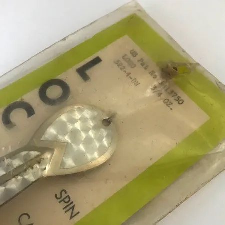 Glen Evans Weedless Loco Skeddrag, Nickel/Hologram/Gul, 19g, #5200