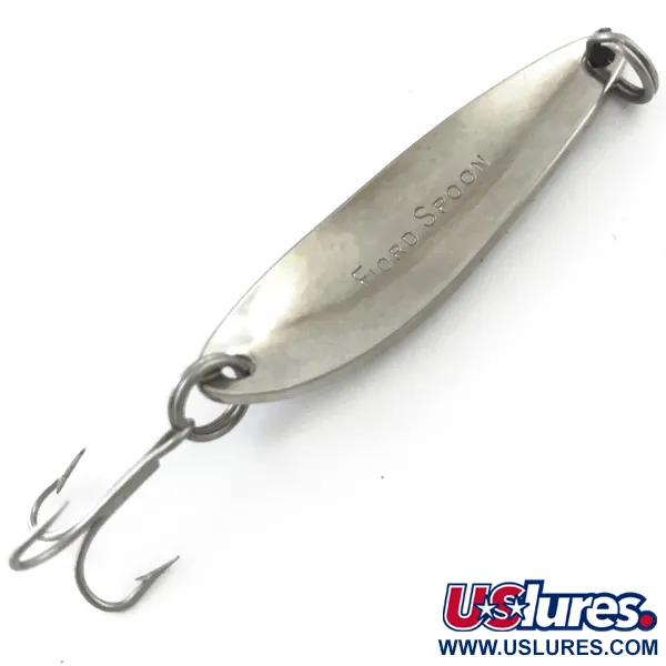 Acme Fiord Spoon UV Skeddrag, Nickel/Röd, 7g, UV-reaktivt, #5219