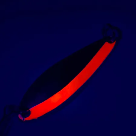 Acme Fiord Spoon UV Skeddrag, Nickel/Röd, 7g, UV-reaktivt, #5219