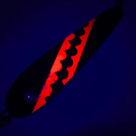 Northern King 28 UV Trollingsked, Black/Red/Gold, 14g, UV-reaktiv, #5225