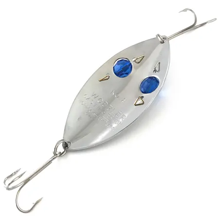 Horrocks-Ibbotson Wobbler Skeddrag, Nickel/Blå, 23g, Pärlor, #5260