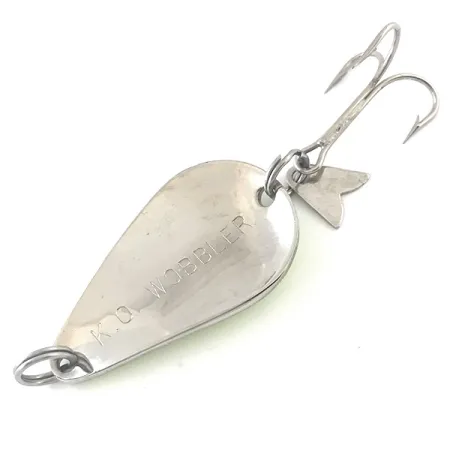 Acme K.O. Wobbler UV Skeddrag, Nickel/Grön, 14g, Sonic Flipper, #5264