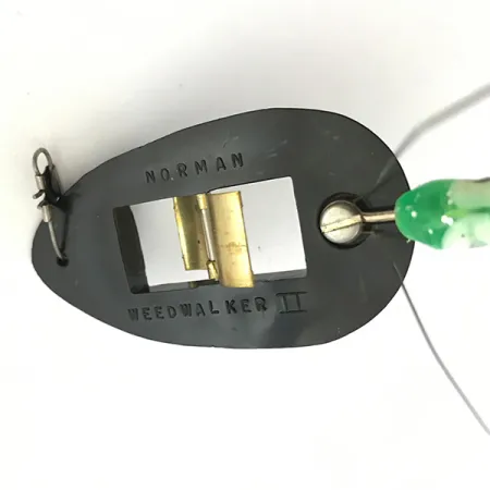 Norman Weedless Weedwalker Vassdrag, Svart/Grön, 14g, #5274