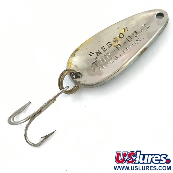 Nebco Tor-P-Do Skeddrag, Grön/Vit/Nickel, 9g, Vintage, #5292