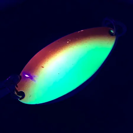 Little Cleo (Hula Girl) UV Skeddrag, Gul/Orange/Nickel, 18g, #5294