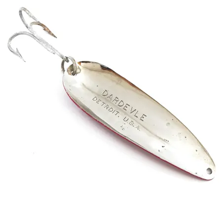 Eppinger Dardevle Skeddrag, Röd / Vit / Nickel, 28g, Detroit, #5299