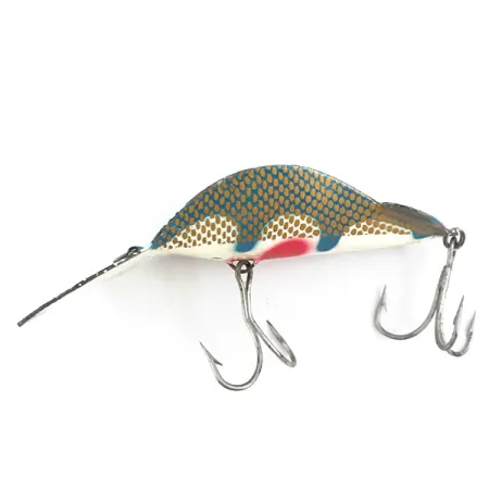 Buck Perry Spoonplug Skeddrag, Ljusblå, 21g, Bikakemönster, #5300