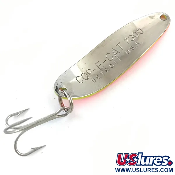 Dardevle Cop-E-Cat 7300 UV Skeddrag, Gul/Orange, 10g, UV-färg, #5308