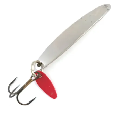 Bay de Noc Swedish Pimple Pirk, Nickel / Röd, 6g, #5313