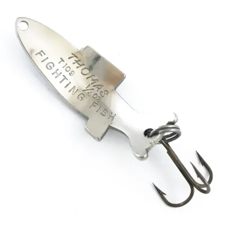 Thomas Fighting fish Skeddrag, Nickel / Blå, 7g, Fjällmönster, #5326