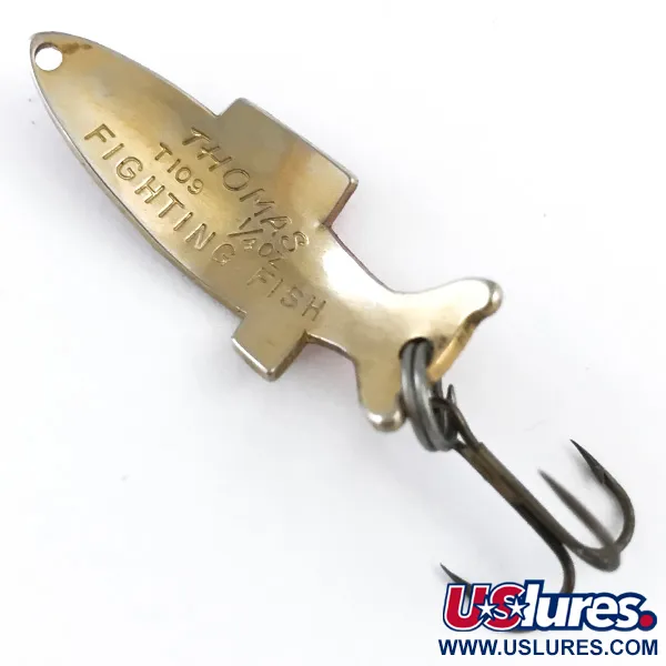 Thomas Fighting fish Skeddrag, Guld / Röd, 7g, Fjällmönster, #5328