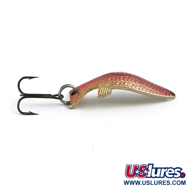 Thomas Fighting fish Skeddrag, Guld / Röd, 7g, Fjällmönster, #5328