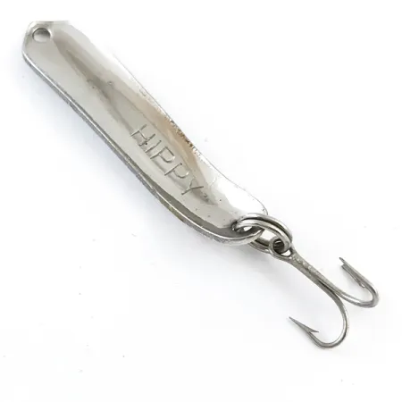 Acme Hippy Skeddrag, White / Nickel / Red, 4g, Präglad Nickel, #5332