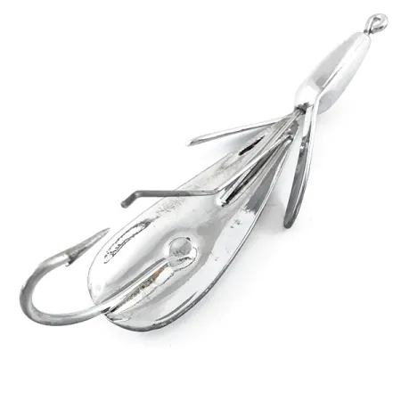 Johnnie O'Neil Weedless Weed Wing Skeddrag, Nickel, 9g, vasskyddat, #5348