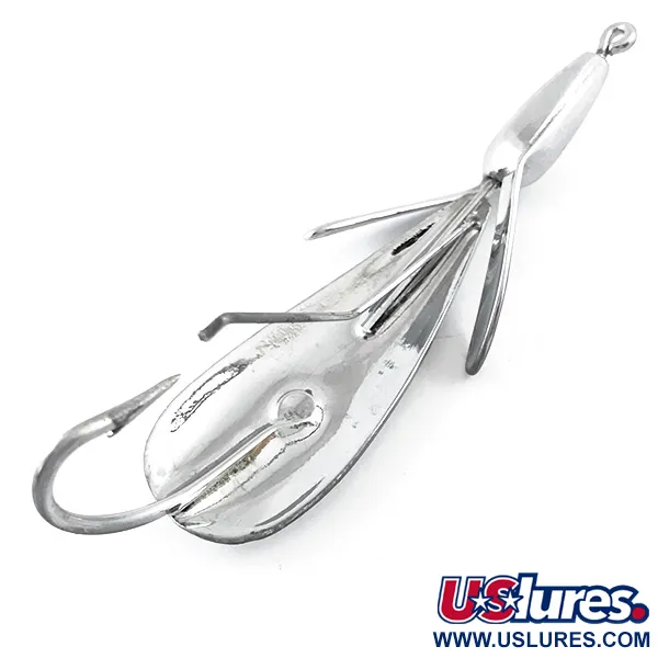 Johnnie O'Neil Weedless Weed Wing Skeddrag, Nickel, 9g, vasskyddat, #5348