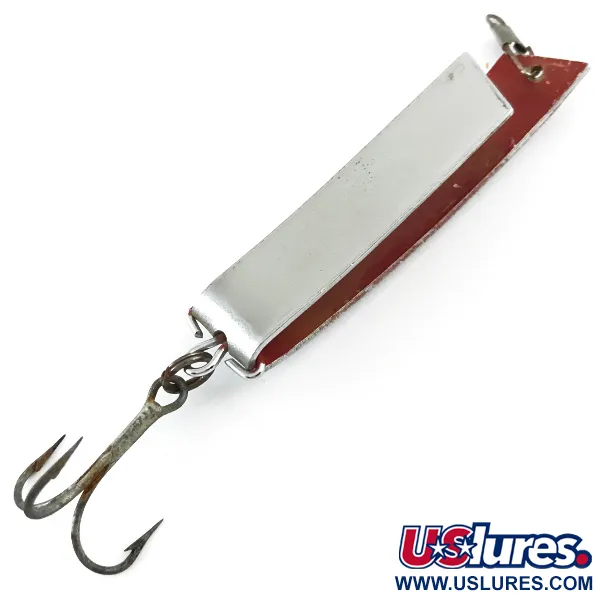 South Bend Super-Duper 509 Skeddrag, Nickel / Röd, 11g, U-form, #5350