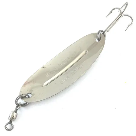 Williy Wobbler 3 Luhr Jensen Skeddrag, Nickel, 9,5g, Vintage, #5352