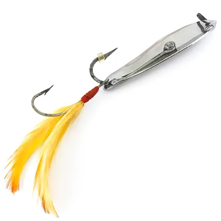 Crippled Alewive CRIPPLED ALEWIVE Vasskyddat Skeddrag, Nickel/Gul, 21g, #5371