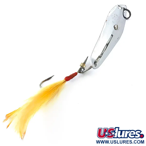 Crippled Alewive CRIPPLED ALEWIVE Vasskyddat Skeddrag, Nickel/Gul, 21g, #5371