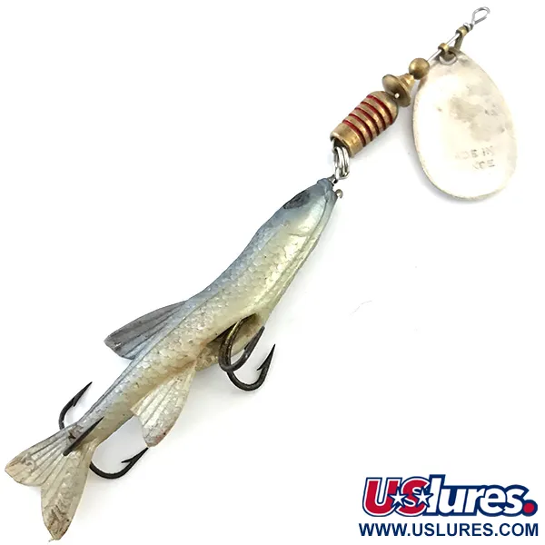 Mepps Aglia 3 Mino Spinnare, Silver/Vit/Svart, 10g, Jigg, #5381