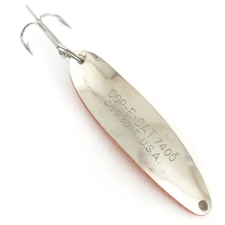 Dardevle Cop-E-Cat 7400 UV Skeddrag, Gul/Orange, 19g, UV-finish, #5389