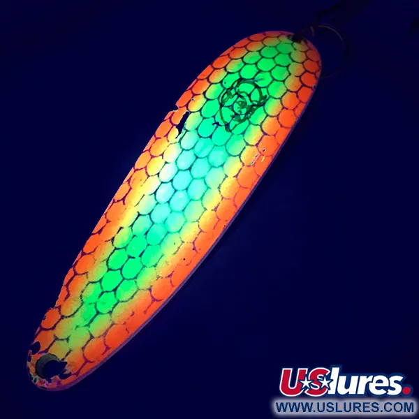 Dardevle Cop-E-Cat 7400 UV Skeddrag, Gul/Orange, 19g, UV-finish, #5389