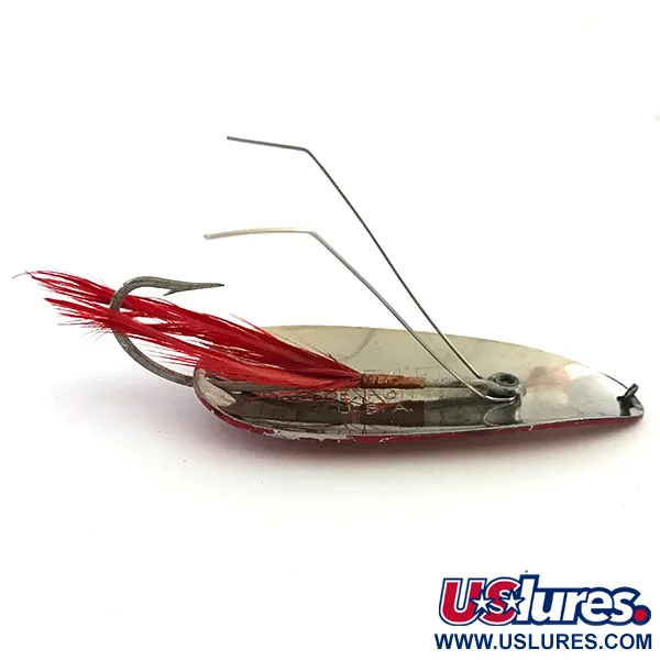 Eppinger Weedless Dardevlet, Röd/Vit/Nickel, 19g, Vasskydd, #5407