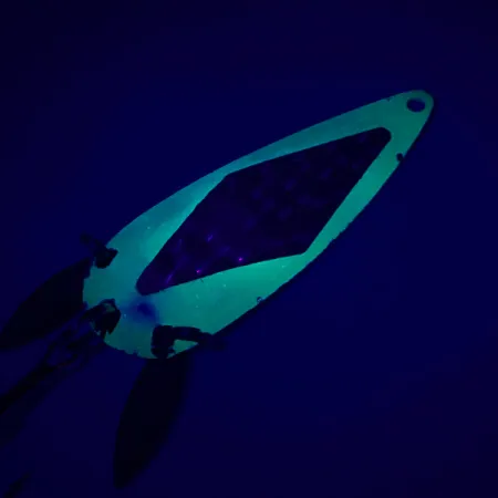 Marathon (with sonic blades) UV Skeddrag, Gul / Nickel, 16g, UV, #5411