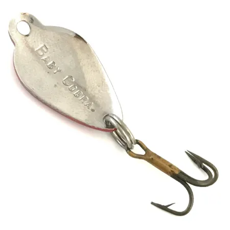 Acme Baby Cobra Skeddrag, Röd / Vit / Nickel, 3g, Vintage, #5414