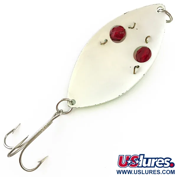 Eppinger Red Eye Wiggler Skeddrag, Grön/Röd/Vit, 25g, Pärlögon, #5419