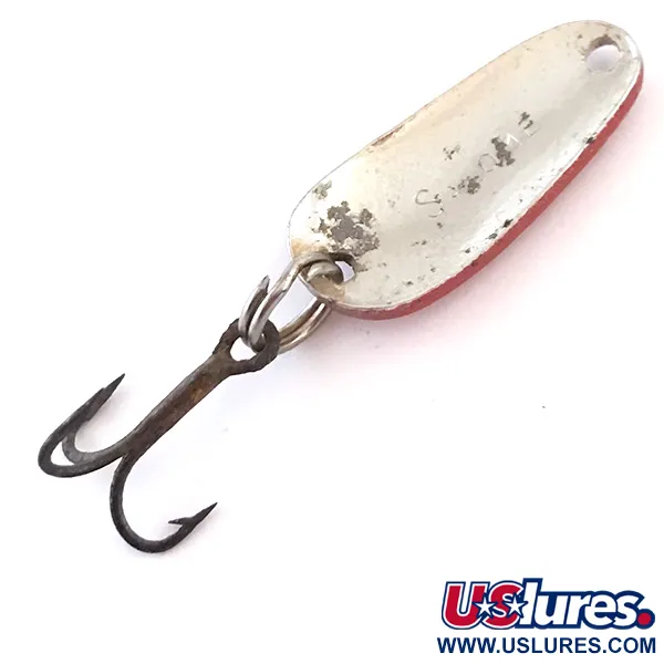 Acme Salome Skeddrag, Röd / Vit / Nickel, 3.4g, Vintage, #5437