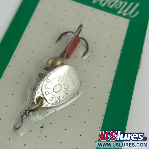 Mepps Aglia 0 Spinnare, Silver, 2,5g, Originalförpackning, #5451