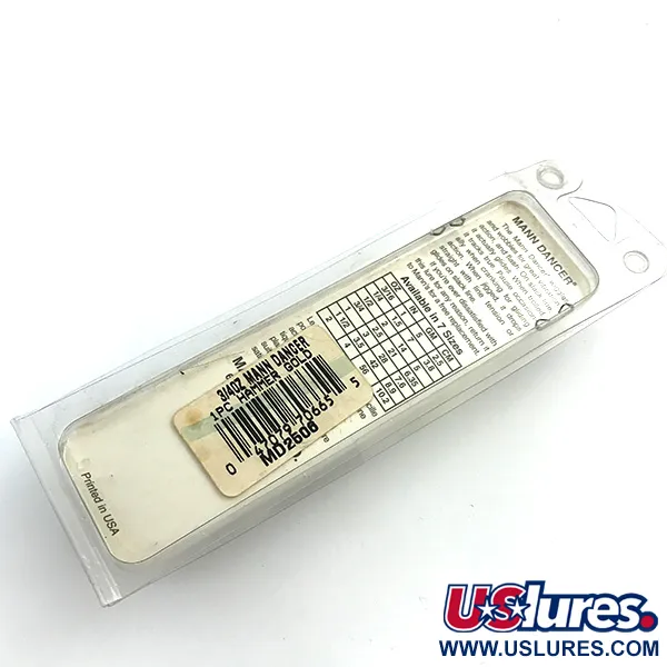 Mann's Dancer Skeddrag, Hamrat guld, 21g, Fjädertofs, #5458