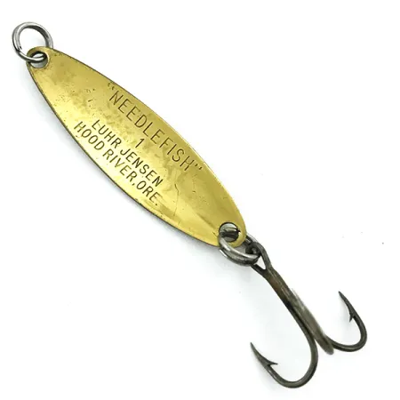 Luhr Jensen Needlefish 1 Skeddrag, Guld, 2g, Fjällmönster, #5490