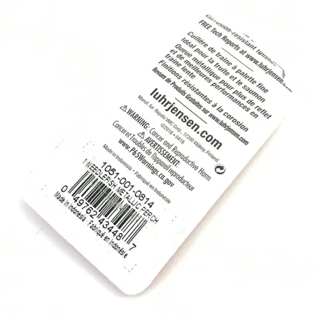 Luhr Jensen Needlefish 1, Fire Tiger, 2g, Skeddrag #5496