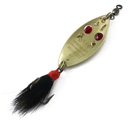 Hofschneider Red Eye Skeddrag, Guld/Röd, 6,5g, Glaspärlor, #5519