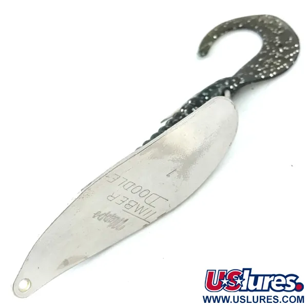 Mepps Timber Doodle 1 Vasskyddat Skeddrag, Silver, 12g, Trailer, #5538