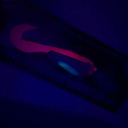 Montauk Mike's Gokai Hybridbete, Blå/Röd, 14g, UV, #5552