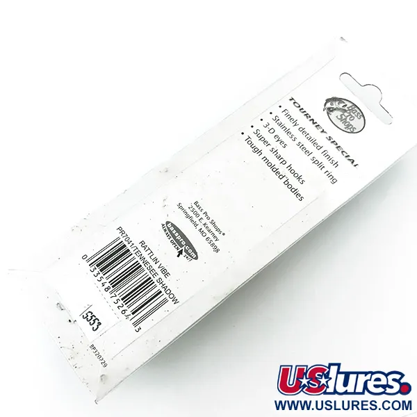 Bass Pro Shops Lipless Crankbait, Ljusblå / Röd, 14g, Bikakemönster, #5553